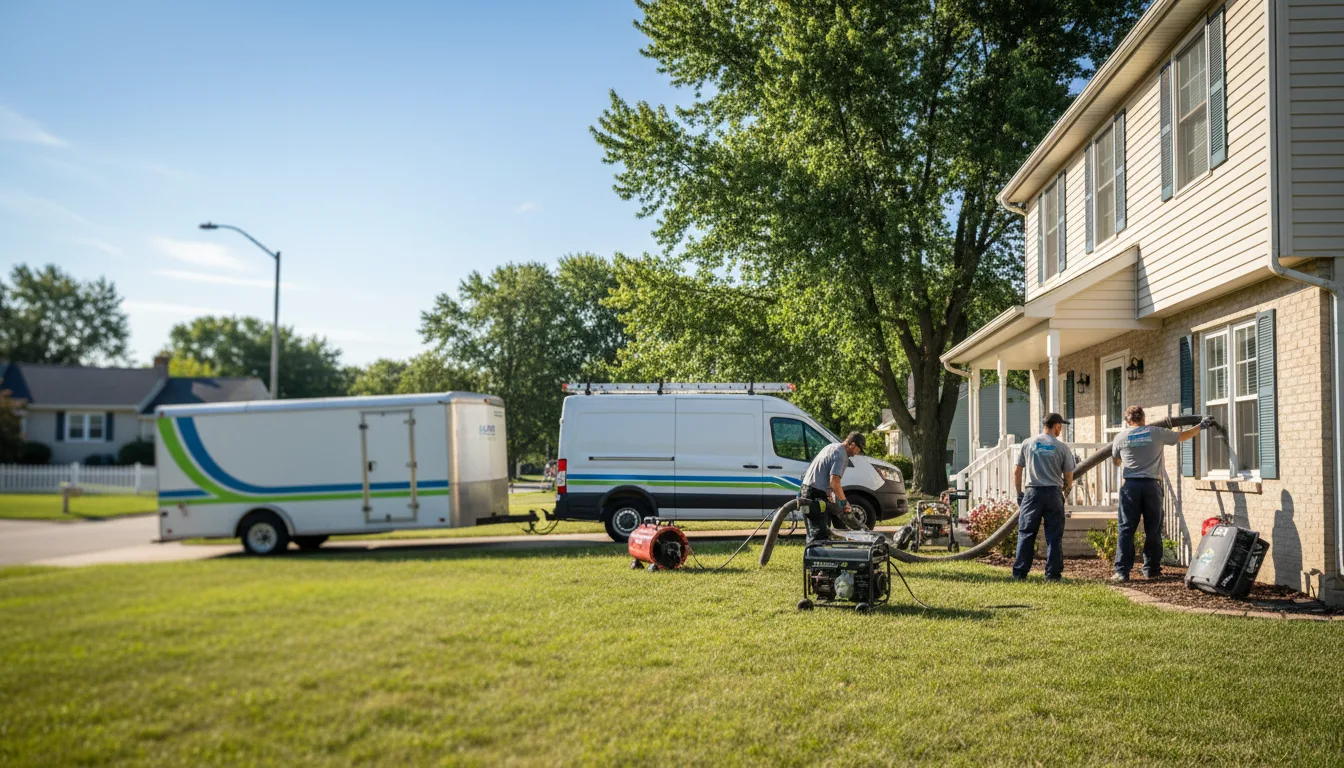 Flooded Basement Restoration And Cleanup With Repair in Holland, IA near me